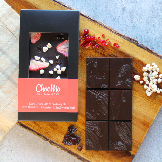Dark Chocolate Strawberry Bar