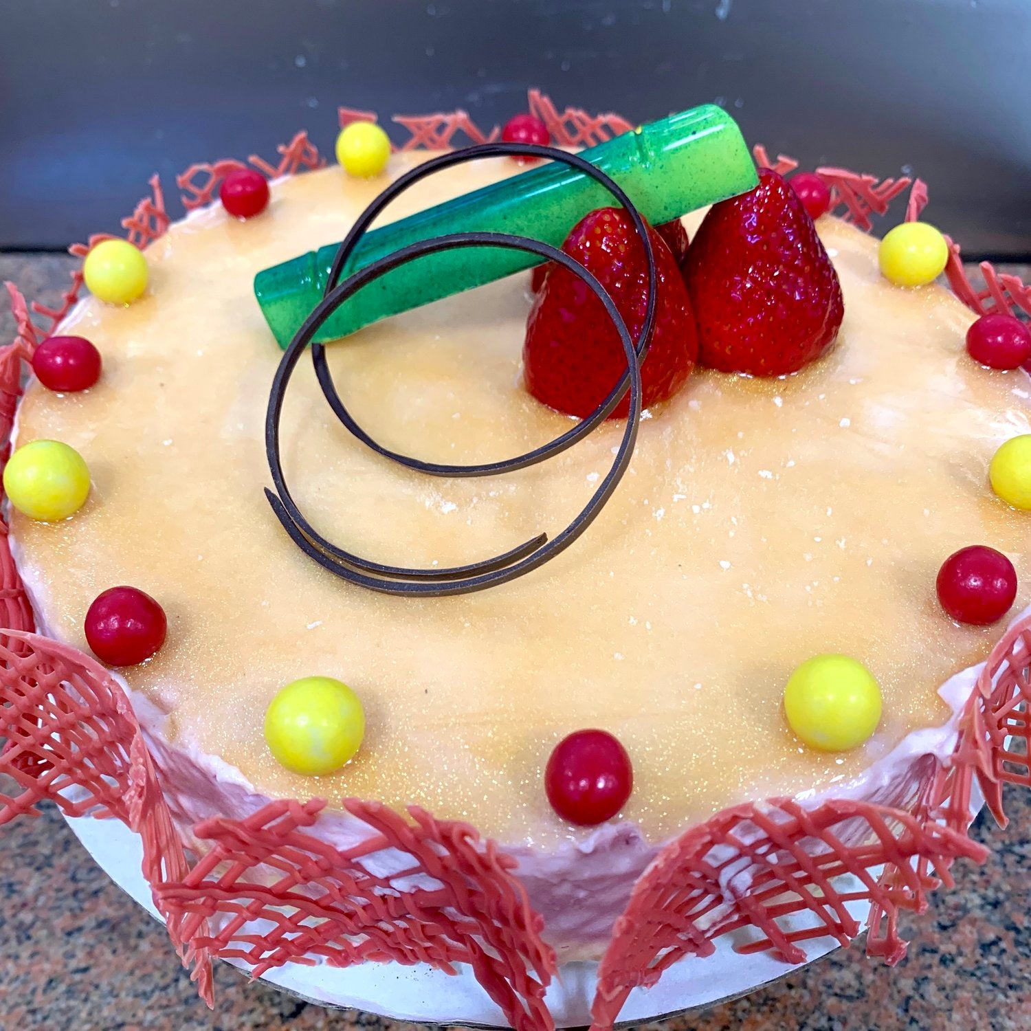 Strawberry Passionfruit Cake